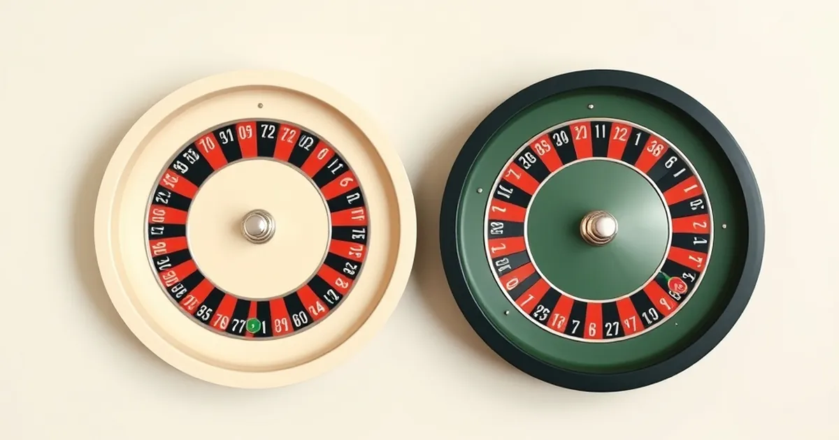 Ruleta europea vs americana: el cero doble cuesta 2 de cada 37
